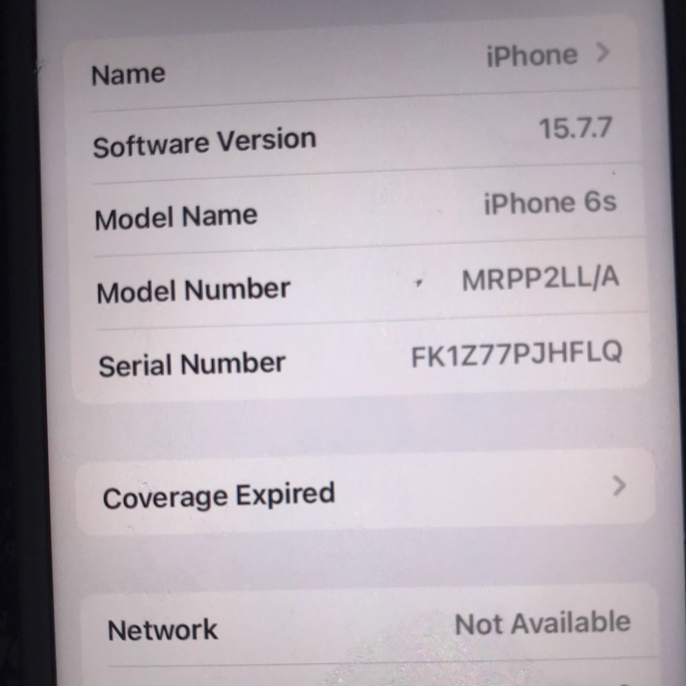 iPhone 6plus it’s in good condition & it’s rose pink ,